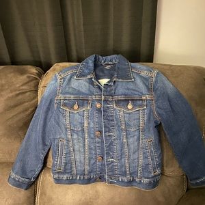 Gender neutral kids denim jacket
